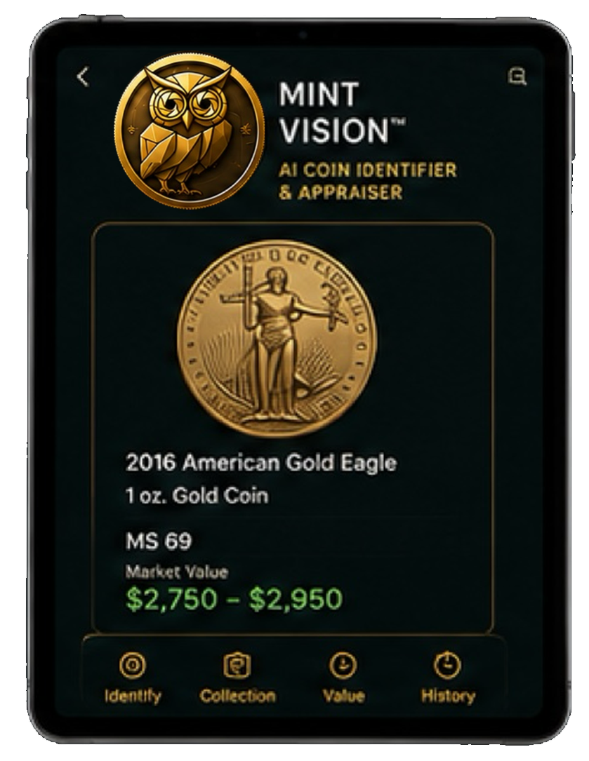 Mint Vision coin identification preview